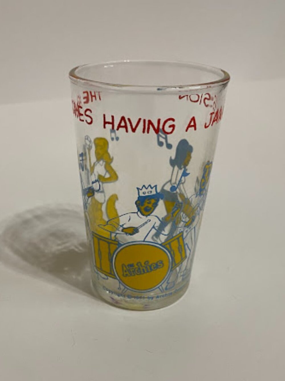 1971 The Archies Having a Jam Session Juice Glass